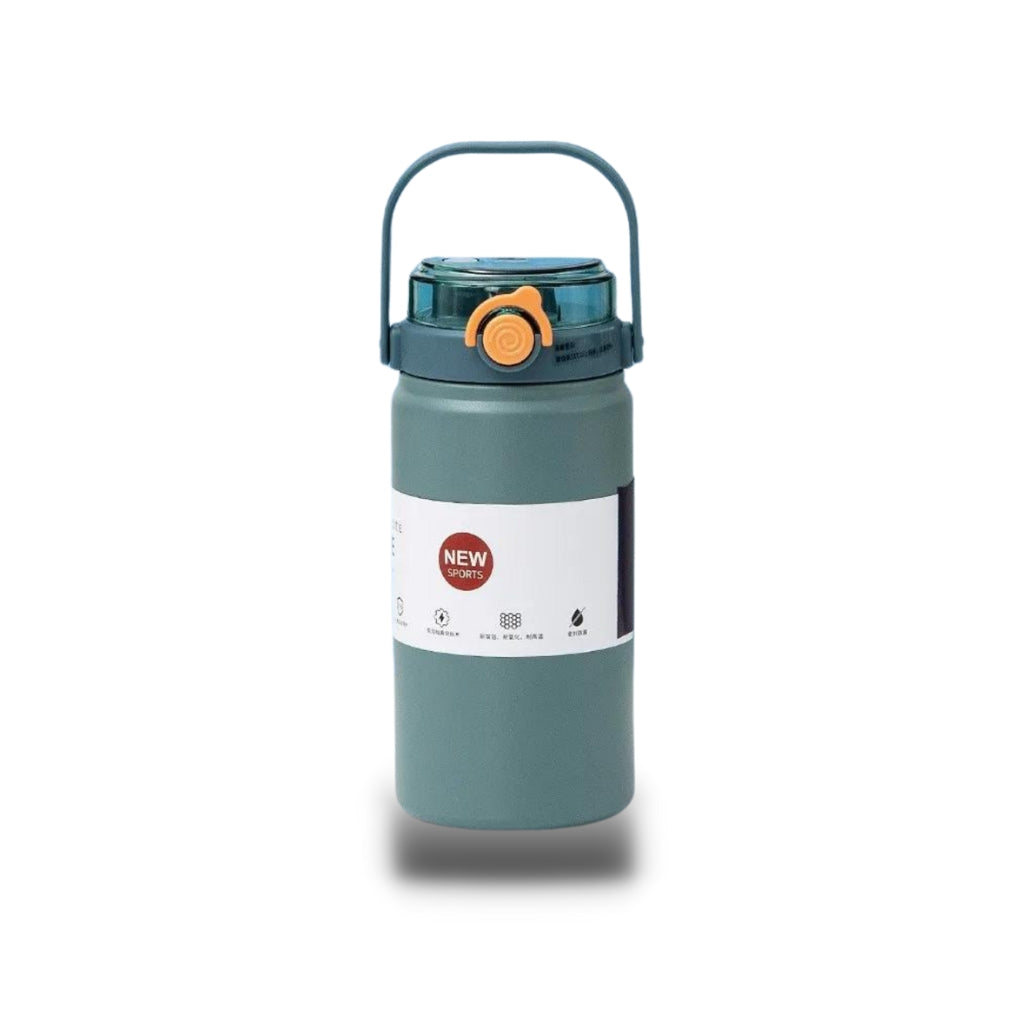 1 Litre Insulated Water Bottle with Straw – Insulated Kingdom