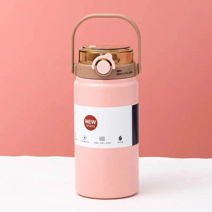 1 Litre Insulated Water Bottle with Straw