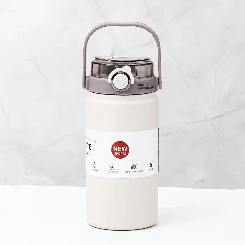 1 Litre Insulated Water Bottle with Straw