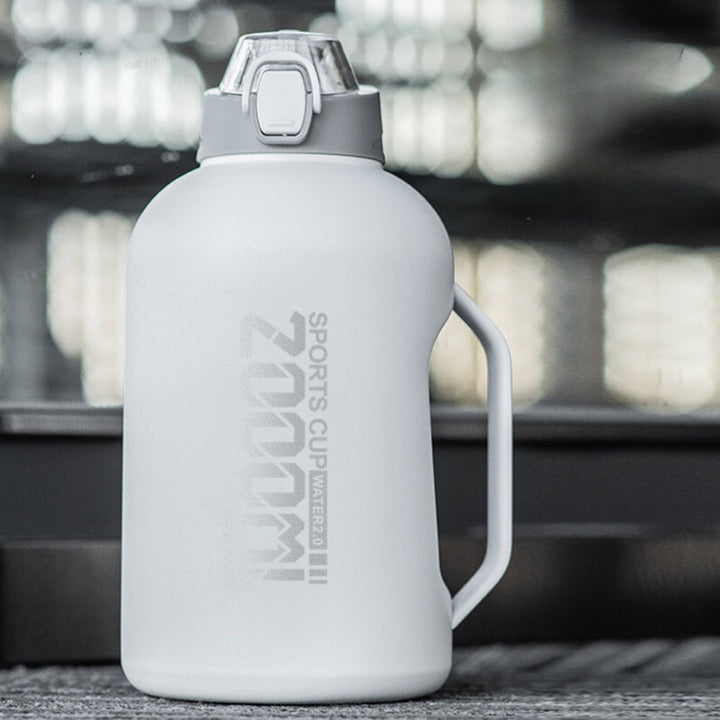 2 Litre Insulated Water Bottle with Straw