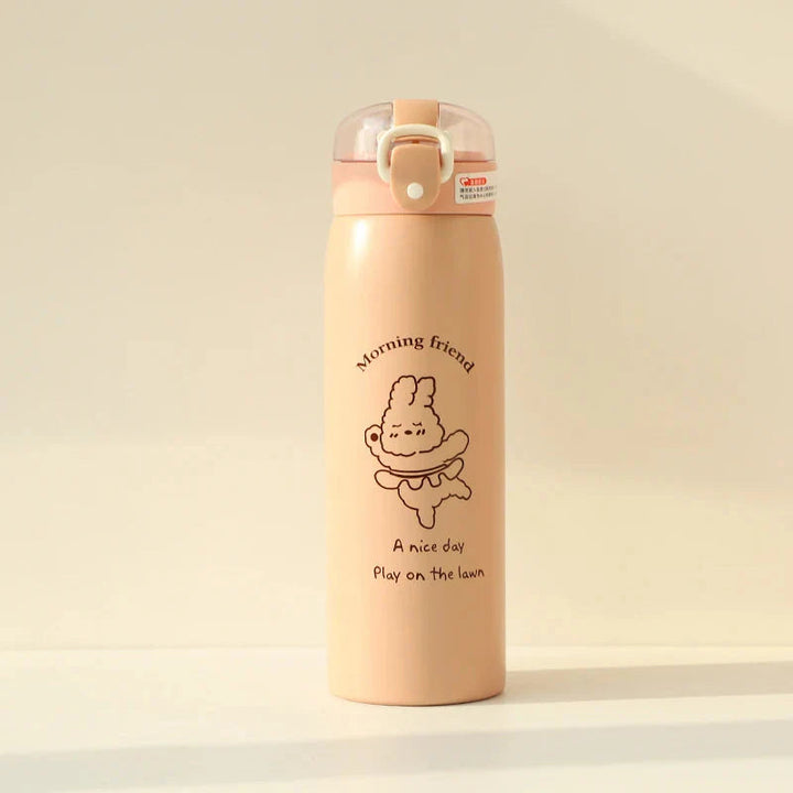 500ml Insulated Water Bottle with Straw