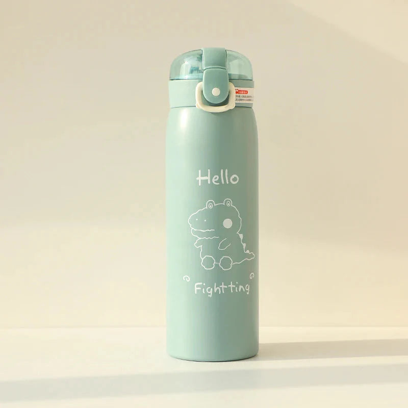 500ml Insulated Water Bottle with Straw