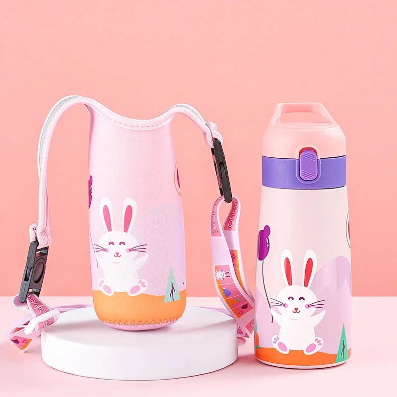 Children's Insulated Water Bottle with Straw