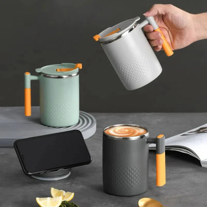 Insulated Coffee Cup with Handle