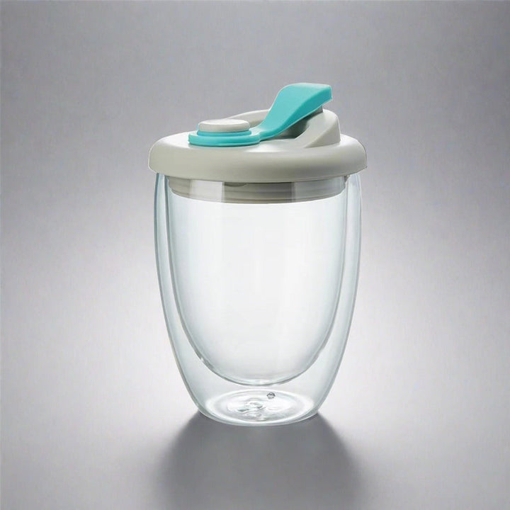 Insulated Glass Coffee Cup