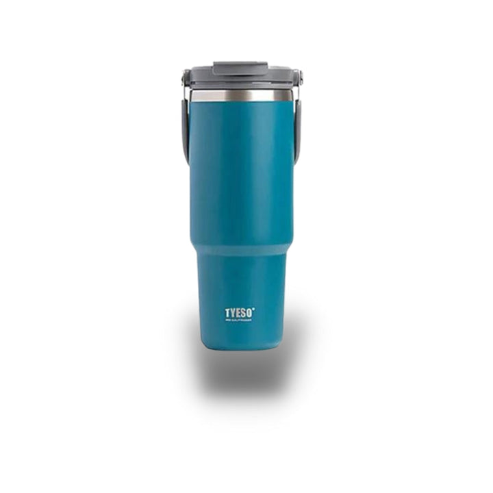 Insulated Water Bottle with Straw that fits in Cup Holder