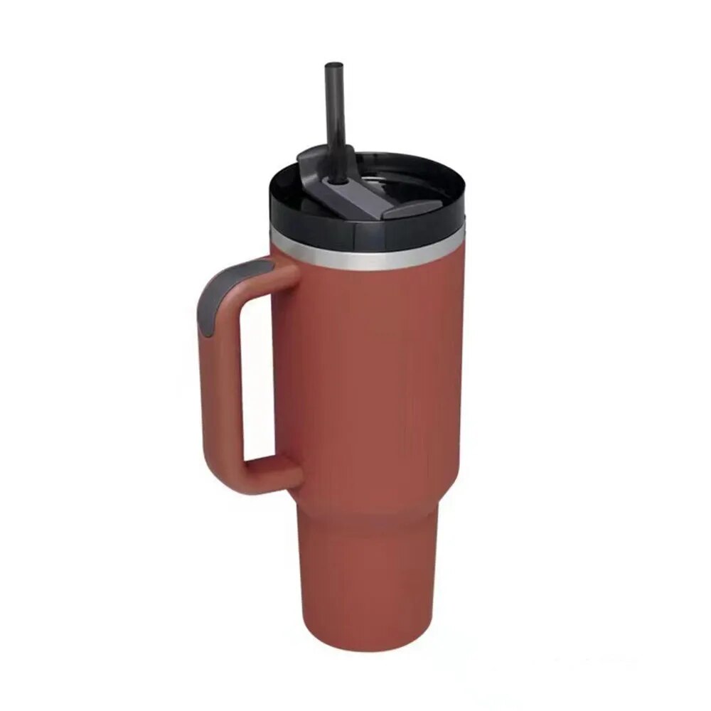 Personalised Insulated Cup with Straw