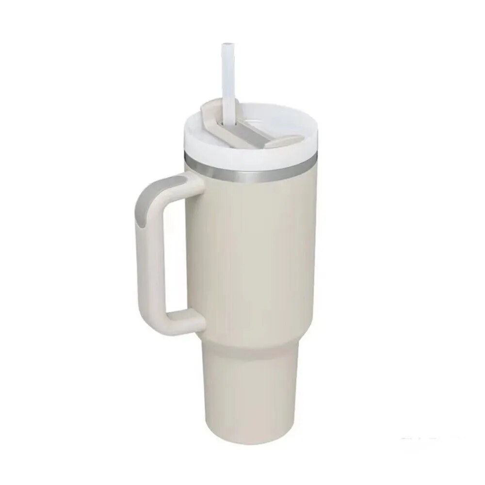 Personalised Insulated Cup with Straw