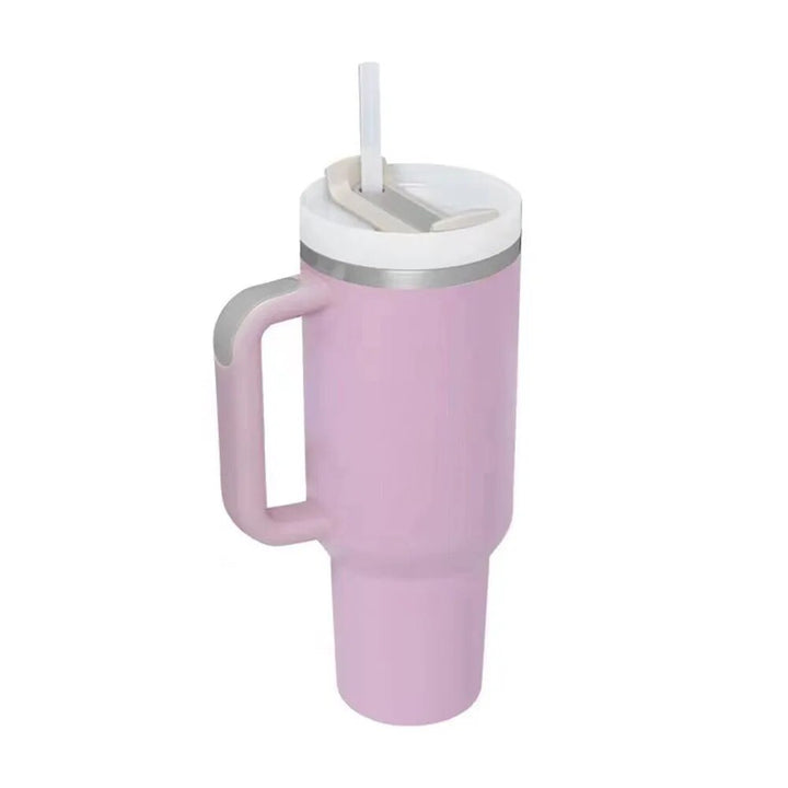 Personalised Insulated Cup with Straw