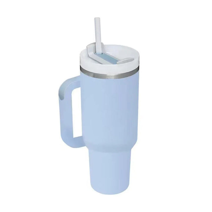 Personalised Insulated Cup with Straw