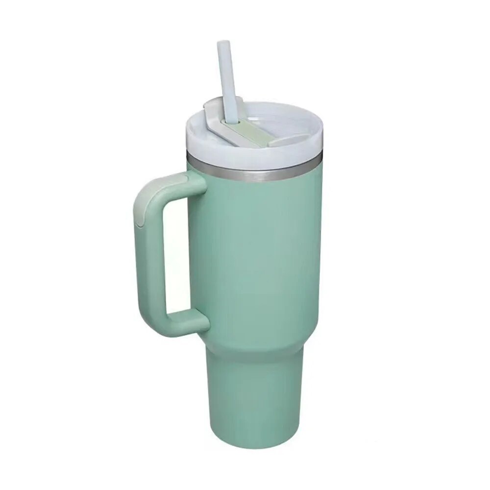 Personalised Insulated Cup with Straw