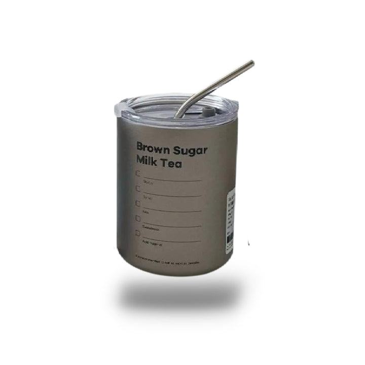 Stainless Steel Insulated Cup with Straw